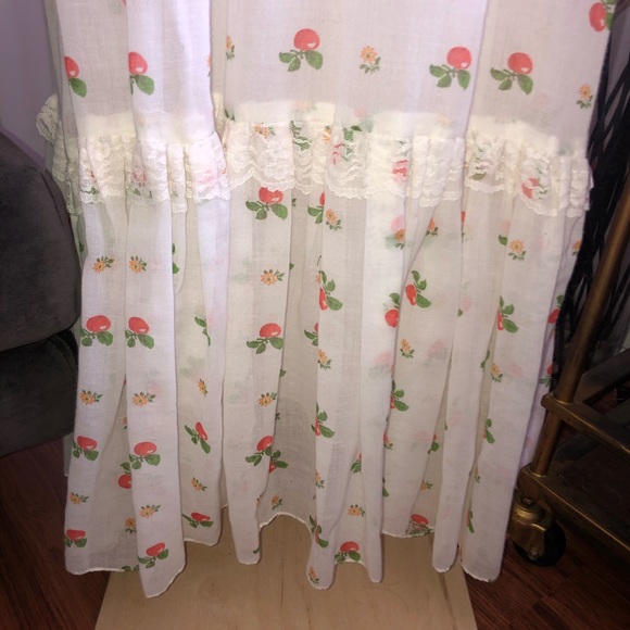 Vintage apple design maxi dress - Picture 10 of 12